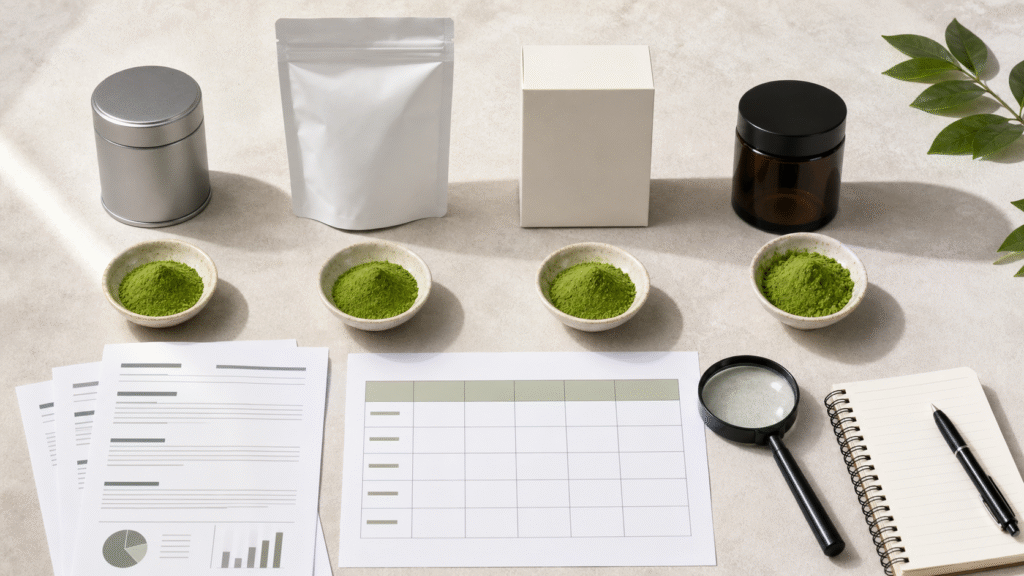 Matcha tins and a buying checklist for a New York City shopping guide
